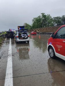 Verkehrsunfall A2 Südautobahn  – 1 Person verletzt